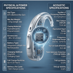 Rechargeable Digital Hearing Aids