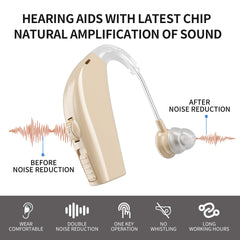 Hearing Aids with Charging Case Volume Control