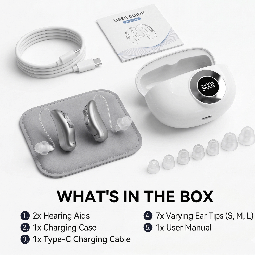 Rechargeable Digital Hearing Aids