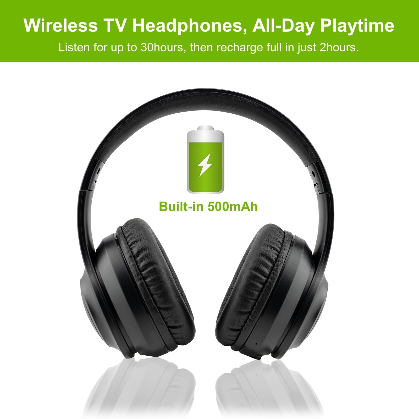 SoundFree ANC Wireless TV Headphones