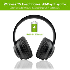 SoundFree ANC Wireless TV Headphones