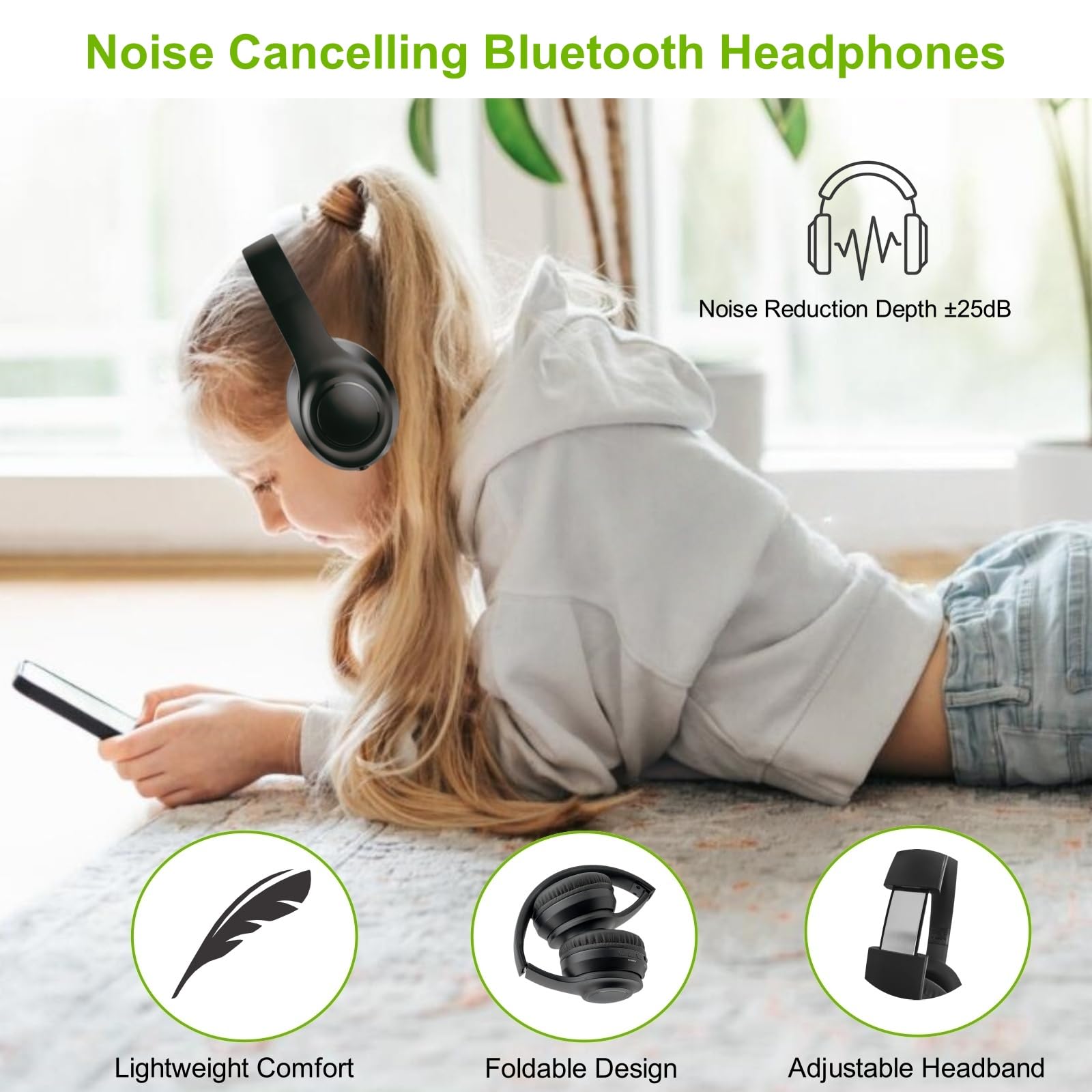 SoundFree ANC Wireless TV Headphones
