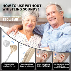Hearing Aids with Charging Case Volume Control