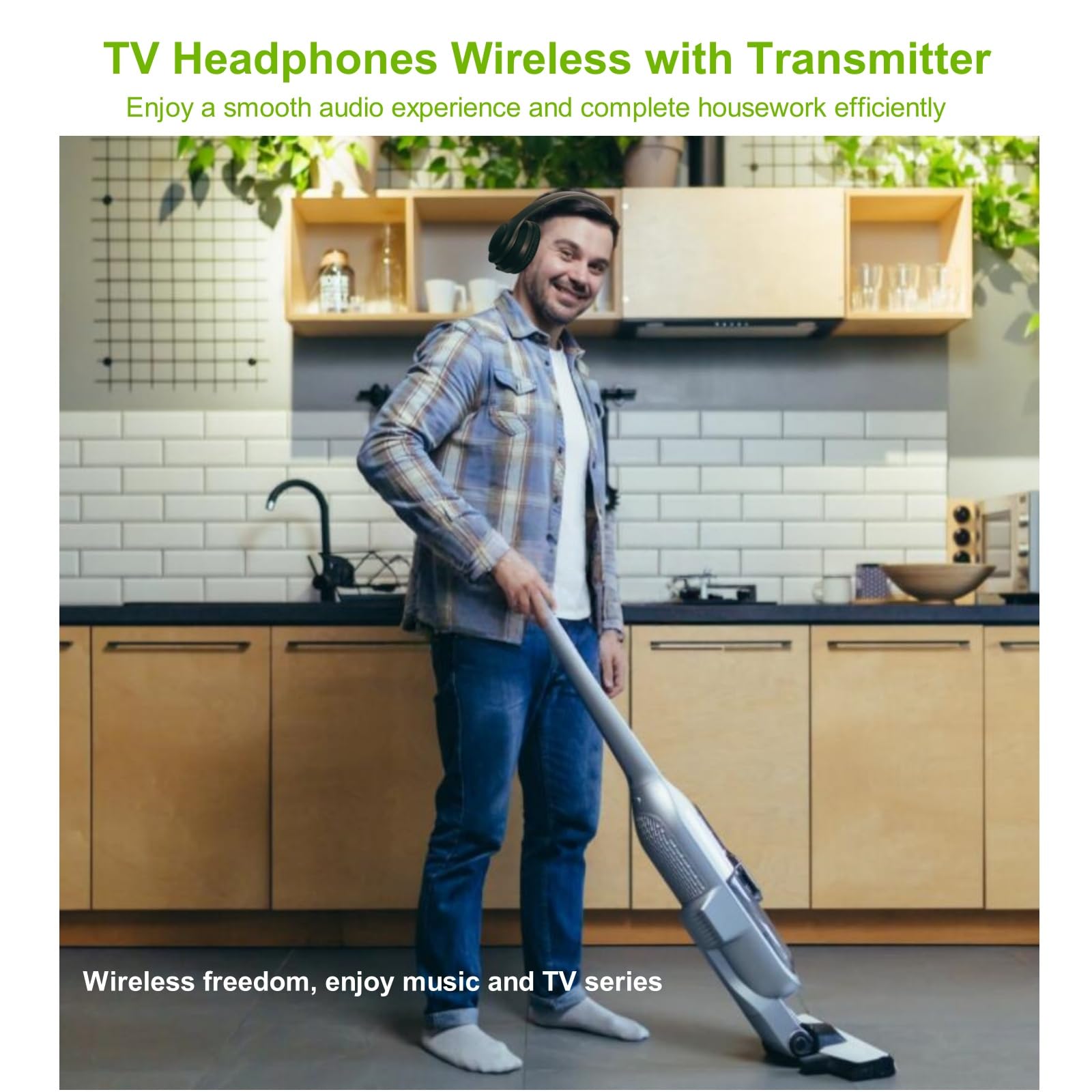 SoundFree ANC Wireless TV Headphones